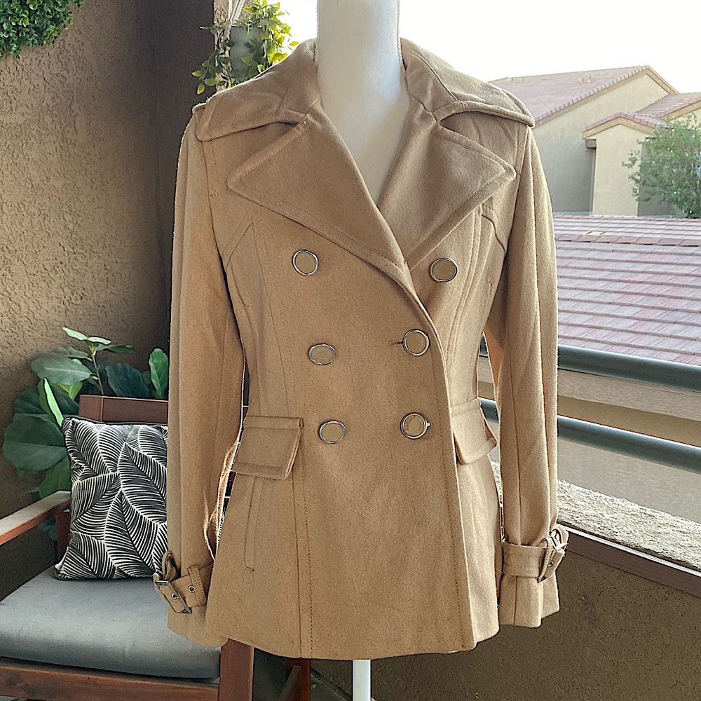 {Express} Tan Peacoat